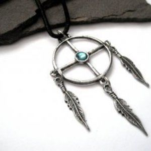 Medicine Wheel Cord Necklace